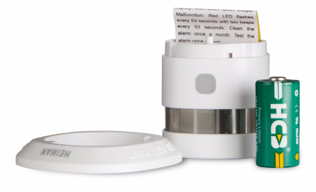 Heiman Smart Smoke Sensor. Active Automation